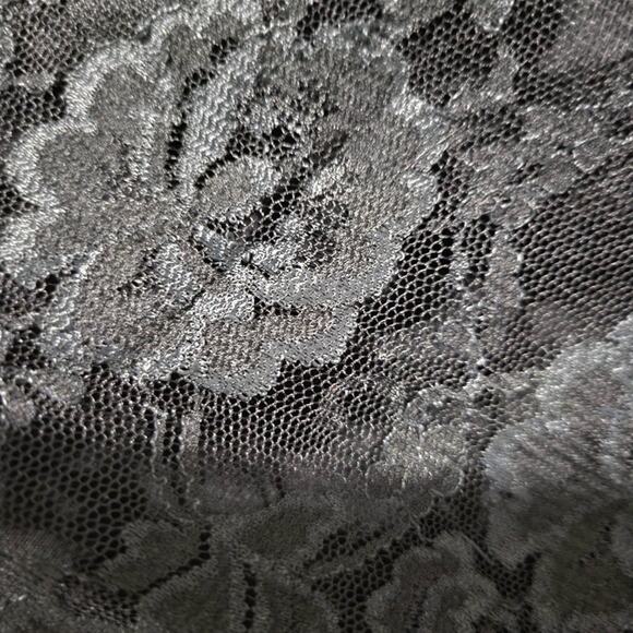 Vintage Jer Marai Jumpsuit Black Lingerie Nylon 60s Lace Loungewear Size Medium - Picture 8 of 16